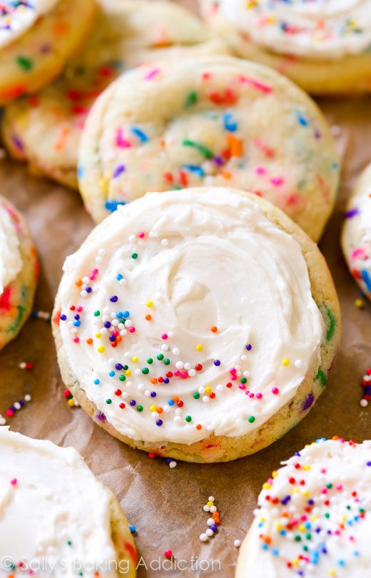 Sugar Cookies With Sprinkles
 Funfetti Cookies Supreme Sallys Baking Addiction