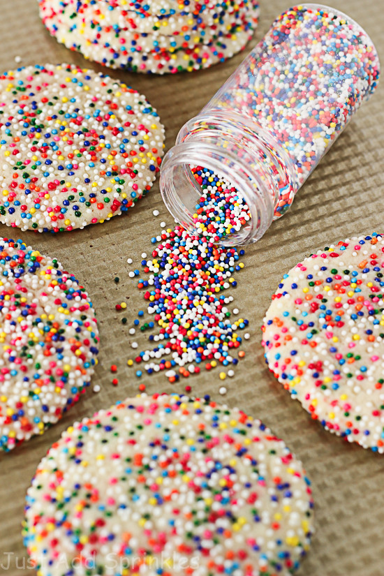Sugar Cookies With Sprinkles
 rainbow sprinkle cookies recipe