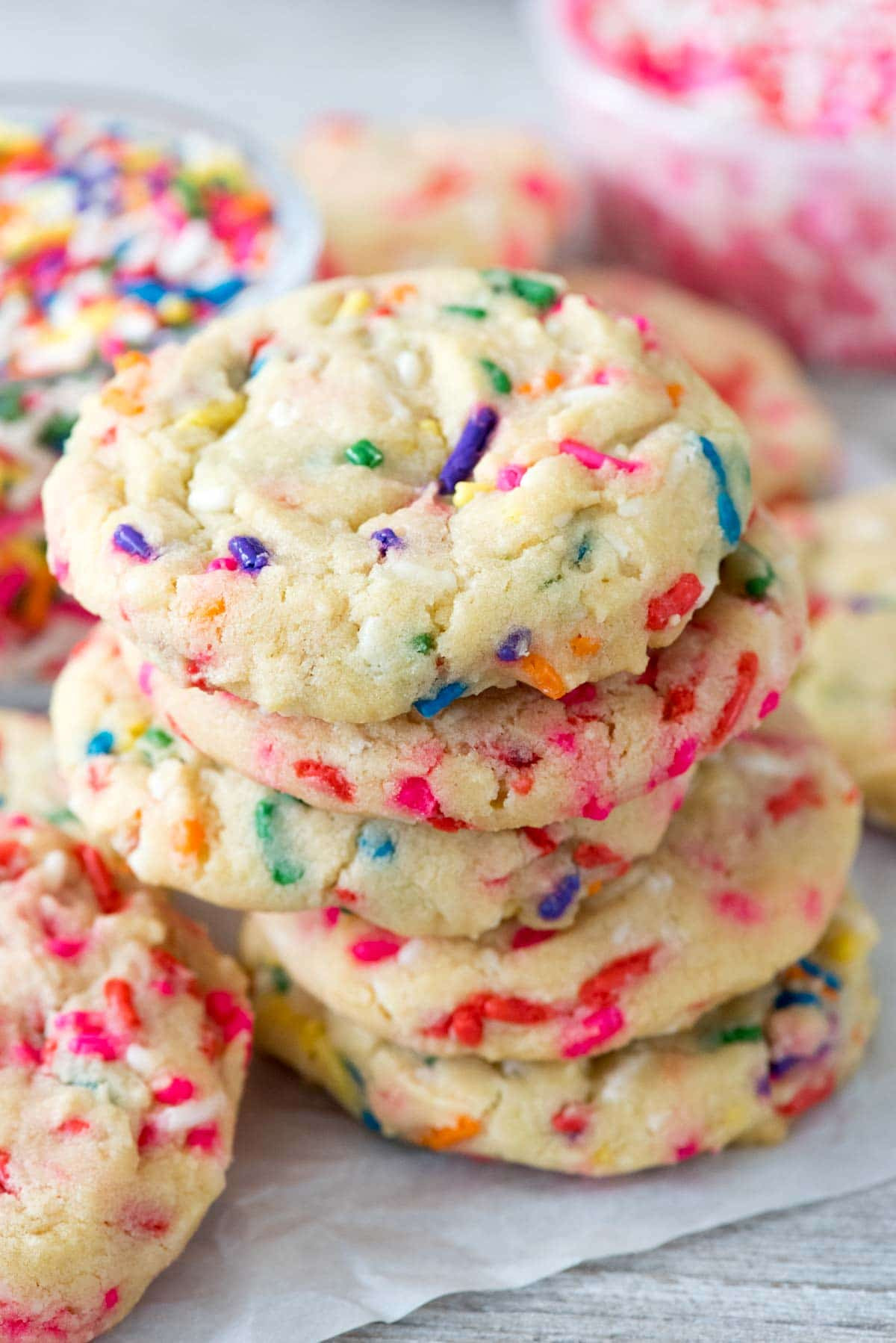 Sugar Cookies With Sprinkles
 Sprinkle Cookies Crazy for Crust