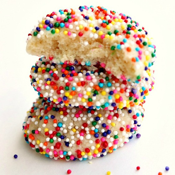 Sugar Cookies With Sprinkles
 Sprinkle Sugar Cookies