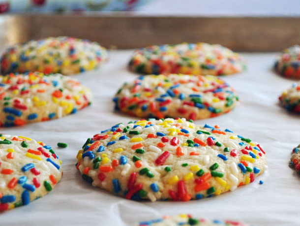 Sugar Cookies With Sprinkles
 Vanilla Sprinkle Cookies Recipe