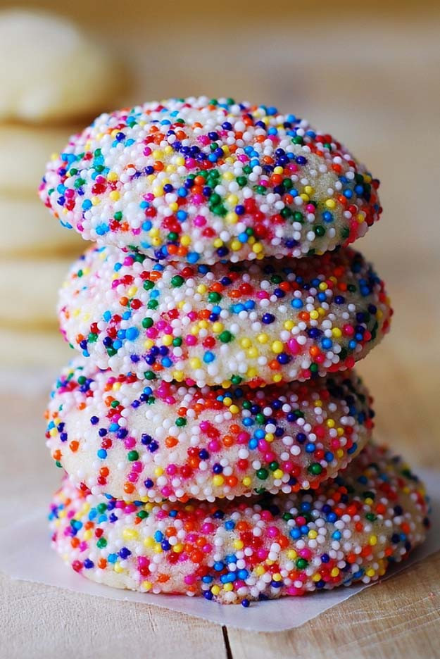 Sugar Cookies With Sprinkles
 34 Fun Foods For Kids and Teens