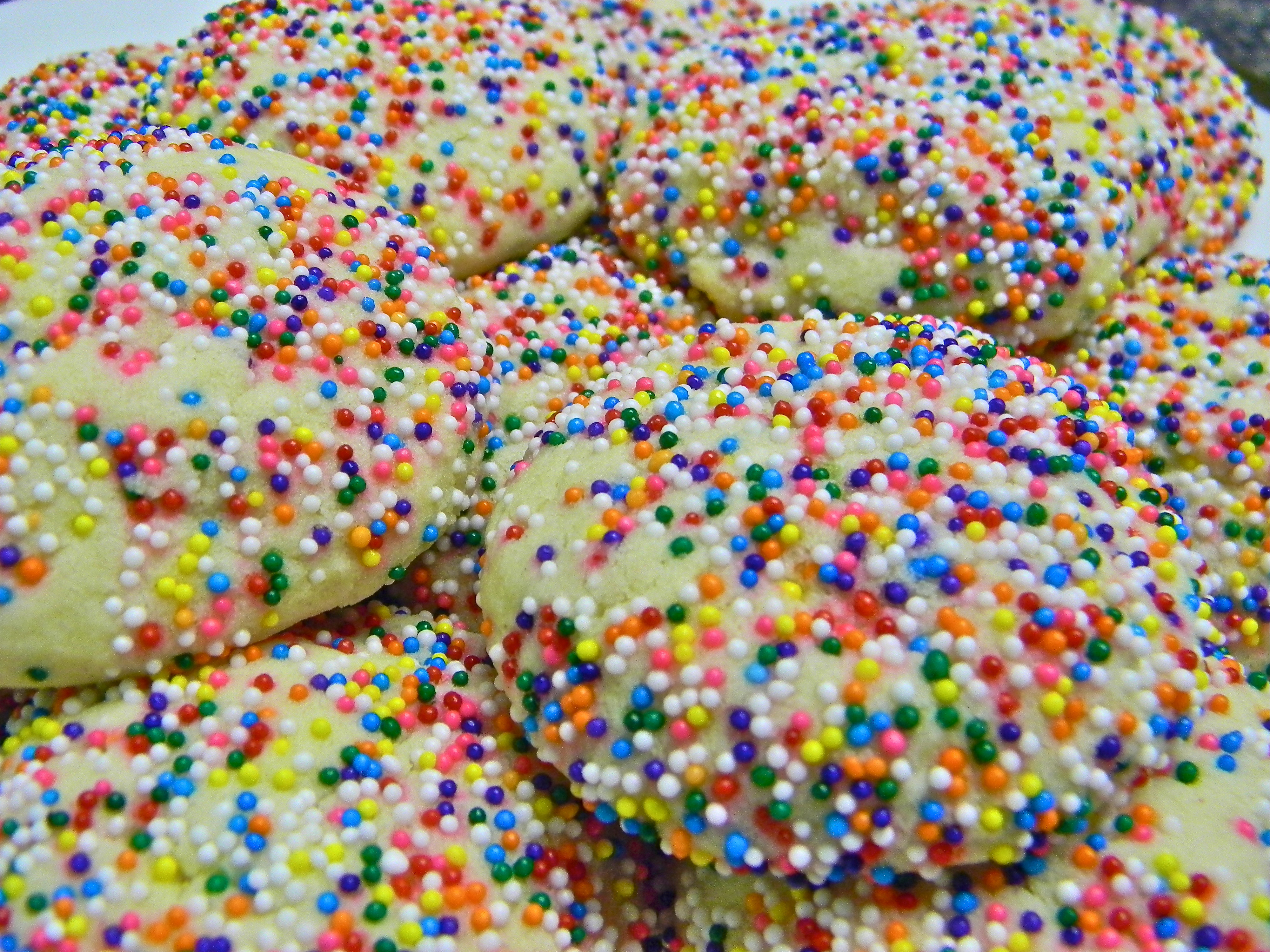 Sugar Cookies With Sprinkles
 Soft Sprinkle Sugar Cookies
