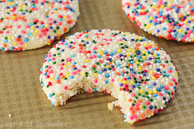 Sugar Cookies With Sprinkles
 Sprinkled Sugar Cookies Just Add Sprinkles