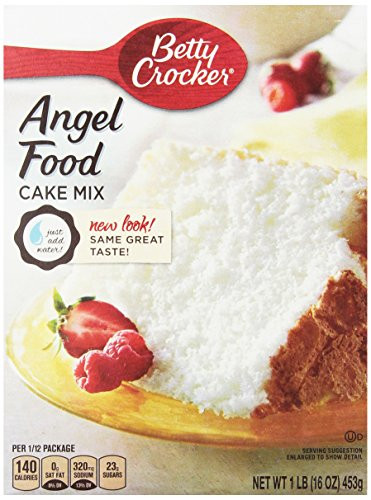 Sugar Free Angel Food Cake Mix
 Betty Crocker Super Moist Fat Free Cake Mix Angel Food 16