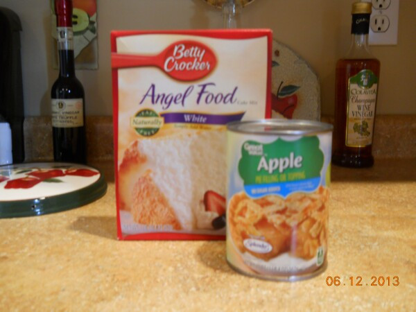 Sugar Free Angel Food Cake Mix
 Tweaked at Chez Jan Apple Angel Cake