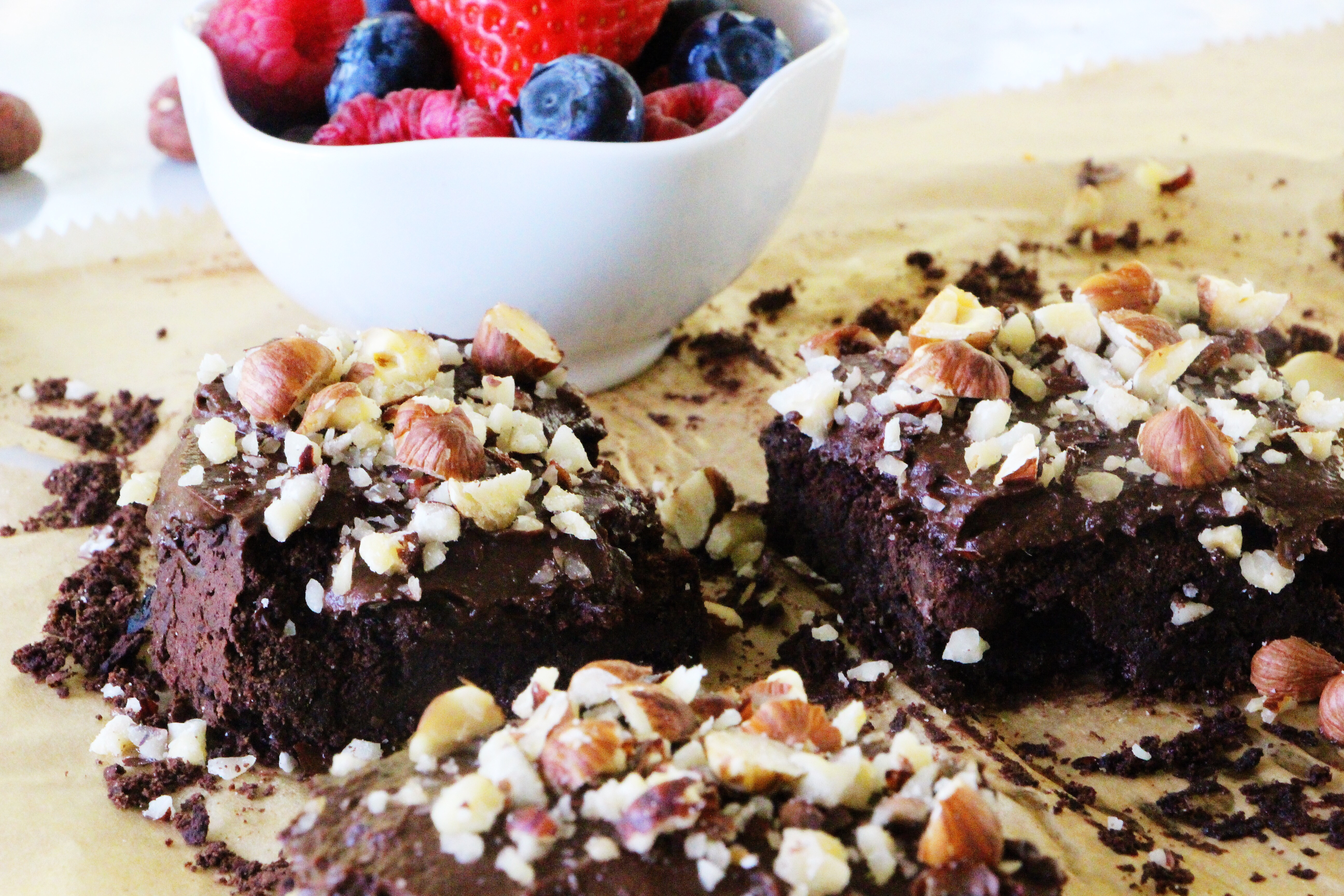 Sugar Free Black Bean Brownies
 Hazelnut black bean brownies Vegan Sugar free