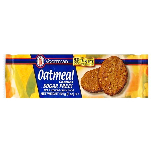 Sugar Free Cookies
 Voortman Oatmeal Sugar Free Cookies 8 oz Tar