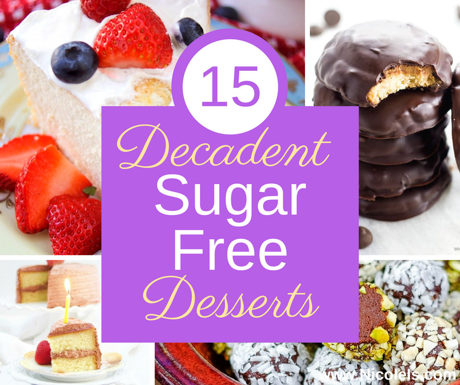 Sugar Free Low Carb Desserts For Diabetics
 15 Decadent Sugar Free Desserts
