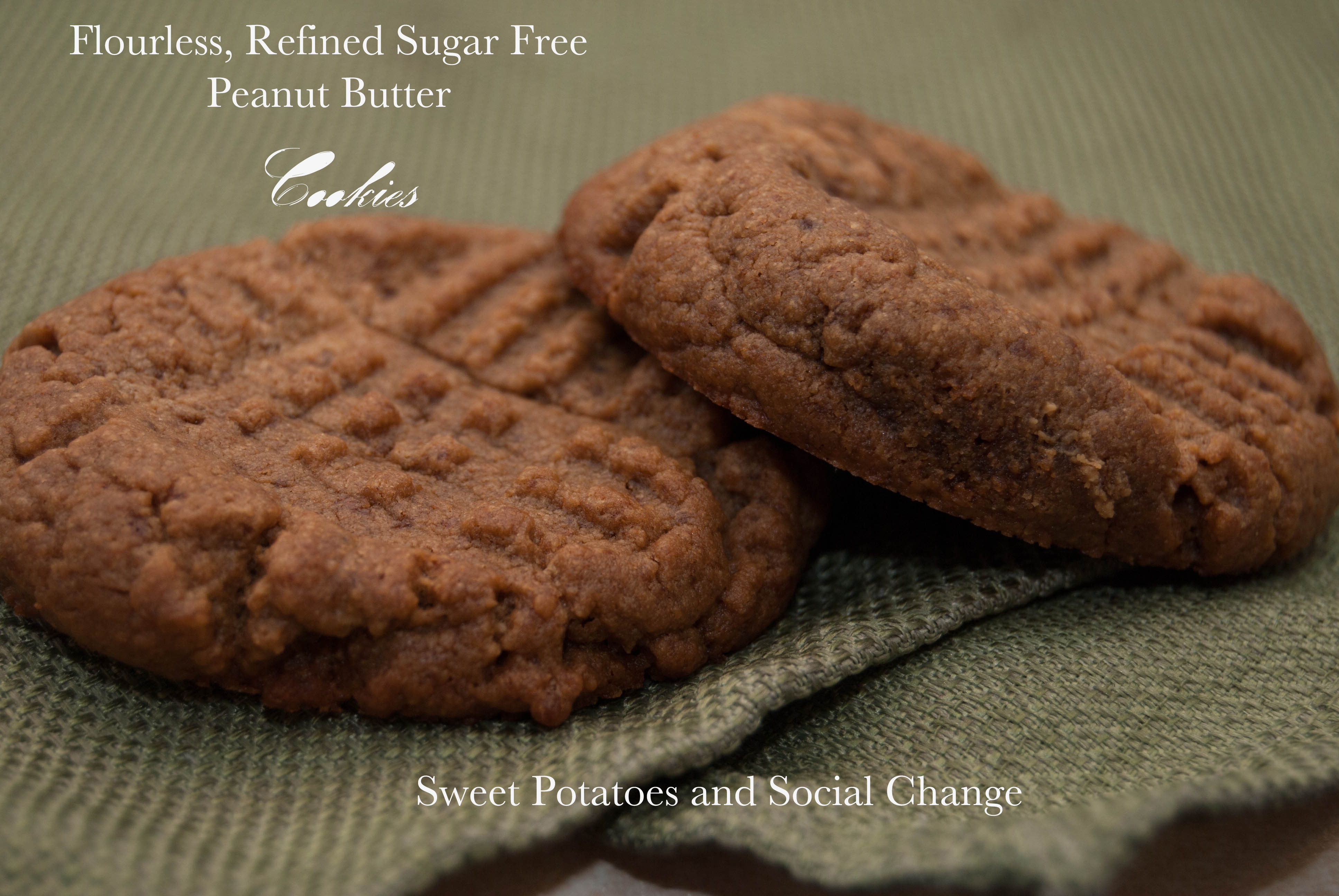 Sugar Free Peanut Butter Cookies
 Flourless Refined Sugar Free Peanut Butter Cookies GF