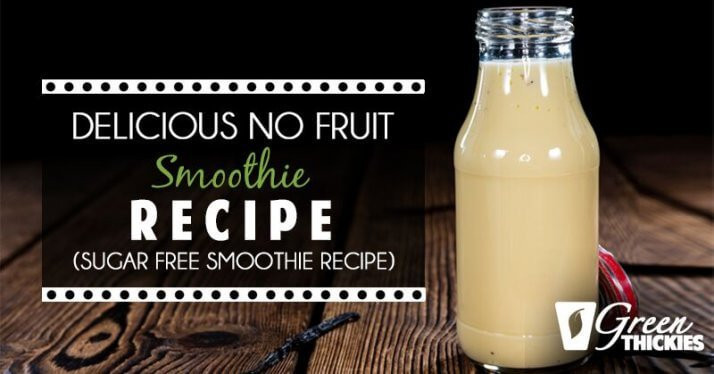 Sugar Free Smoothies
 Creamy Filling No Fruit Smoothie