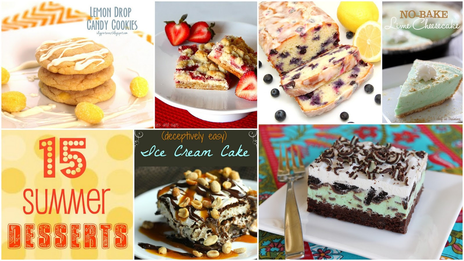 Summer Desserts Pinterest
 15 Mouthwatering Summer Desserts I Dig Pinterest
