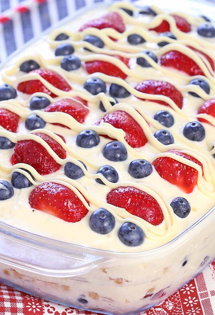Summer Desserts Recipes
 No Bake Summer Berry Icebox Cake Cakescottage