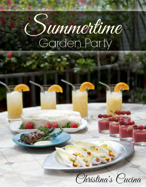 Summer Dinner Party Menu
 A Summertime Garden Party Easy Summer Entertaining Menu