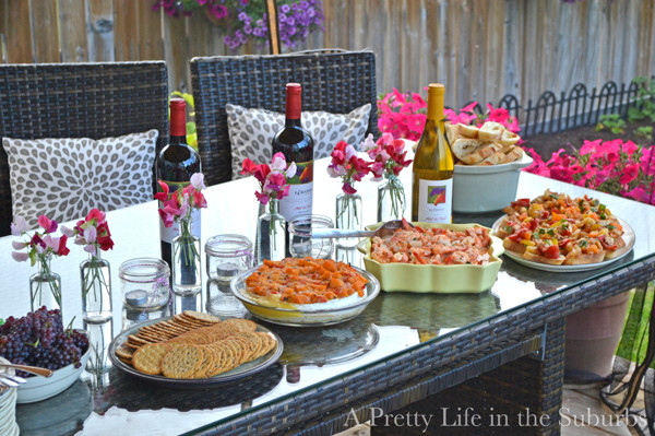 Summer Dinner Party Menu
 Late Summer Dinner Party with 14 Hands Wines A Pretty