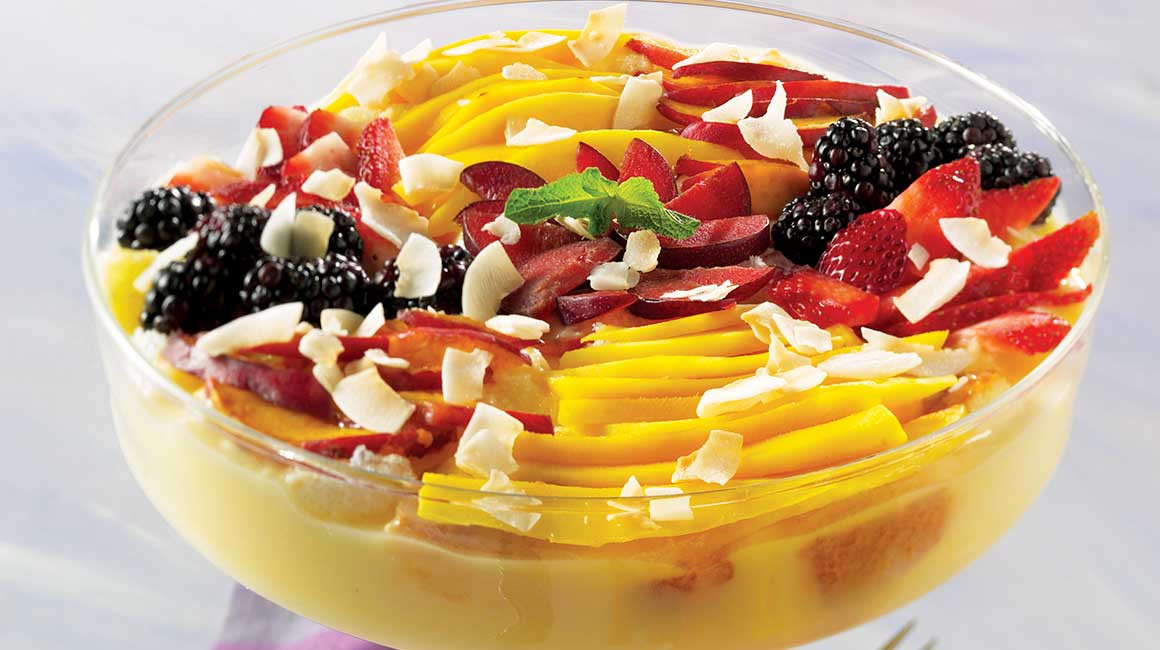 Summer Fruits Dessert
 Fruity summer dessert IGA Recipes