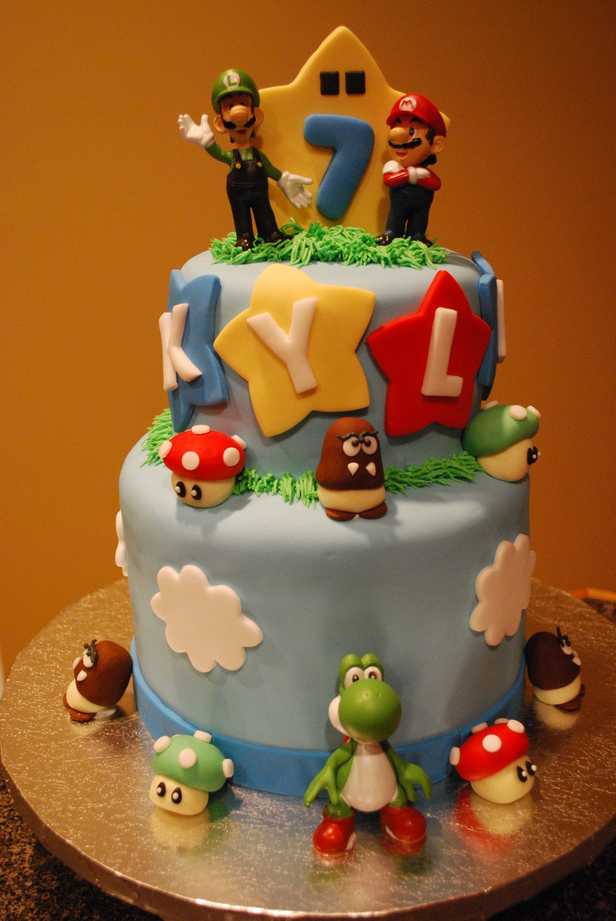 Super Mario Birthday Cake
 Mario Bros Cake CakeCentral