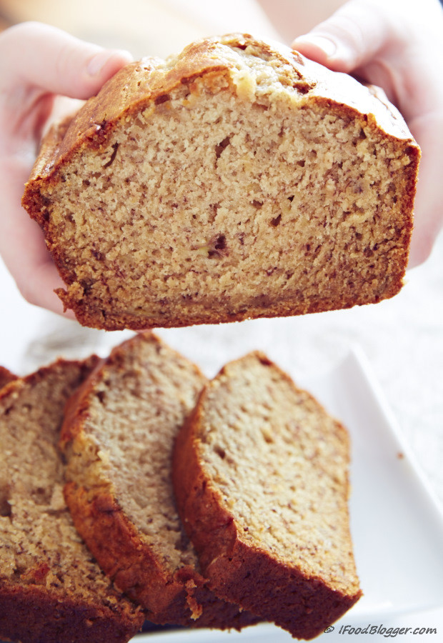 Super Moist Banana Bread Recipe
 Super Moist Sour Cream Banana Bread i FOOD Blogger