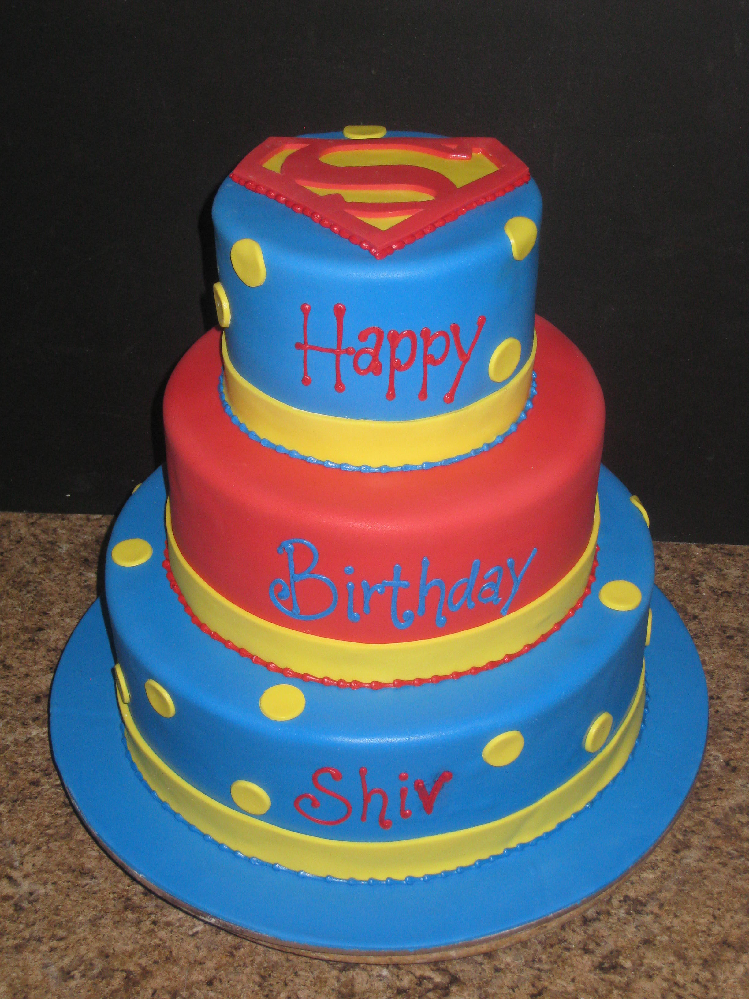 Superman Birthday Cake
 Superman Cakes – Decoration Ideas