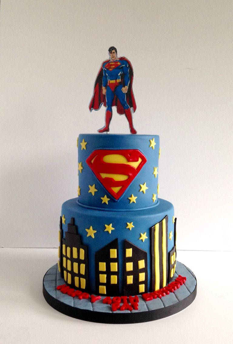 Superman Birthday Cake
 Superman cake My cakes Pinterest