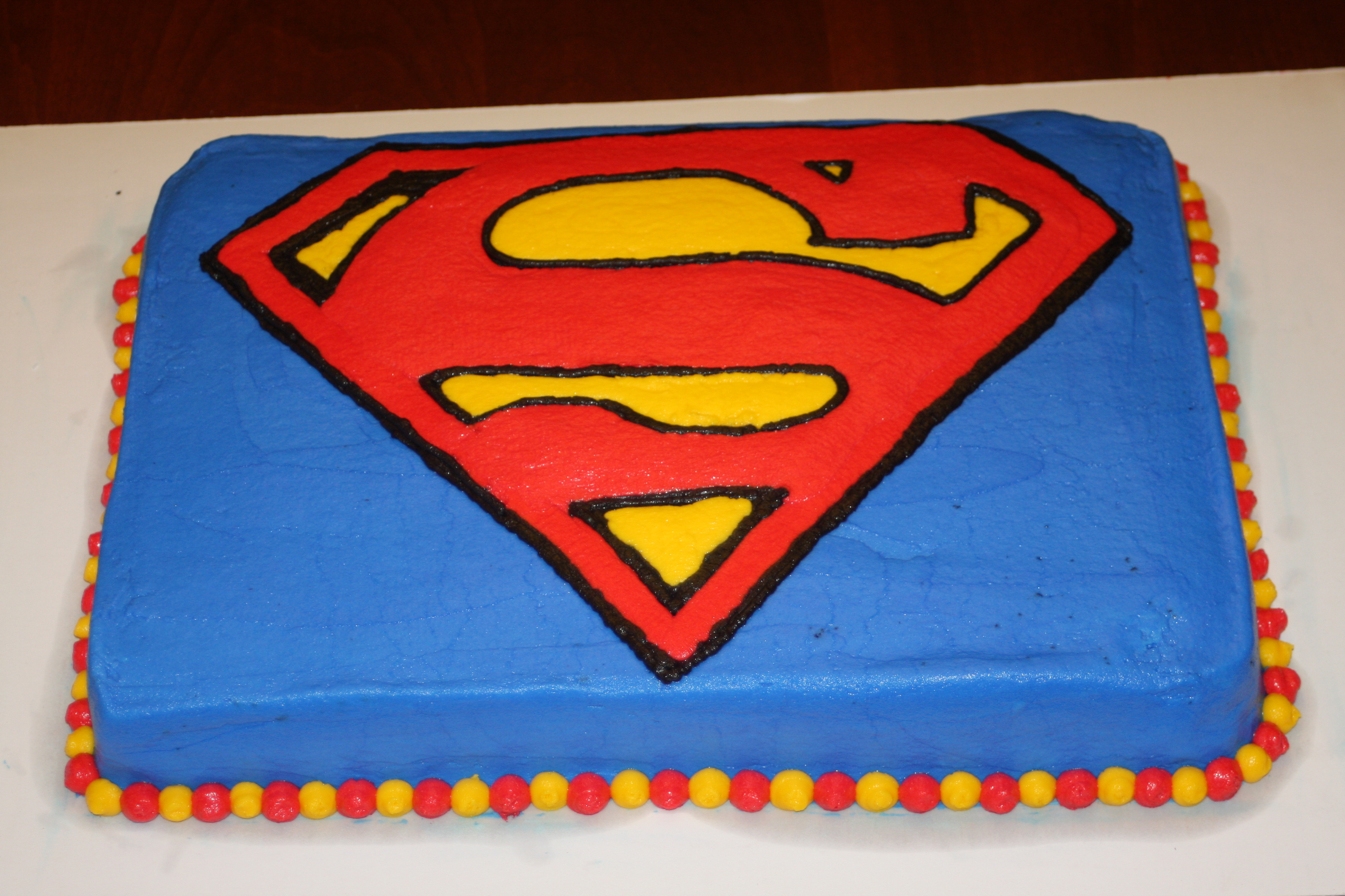 Superman Birthday Cake
 Superman birthday cake