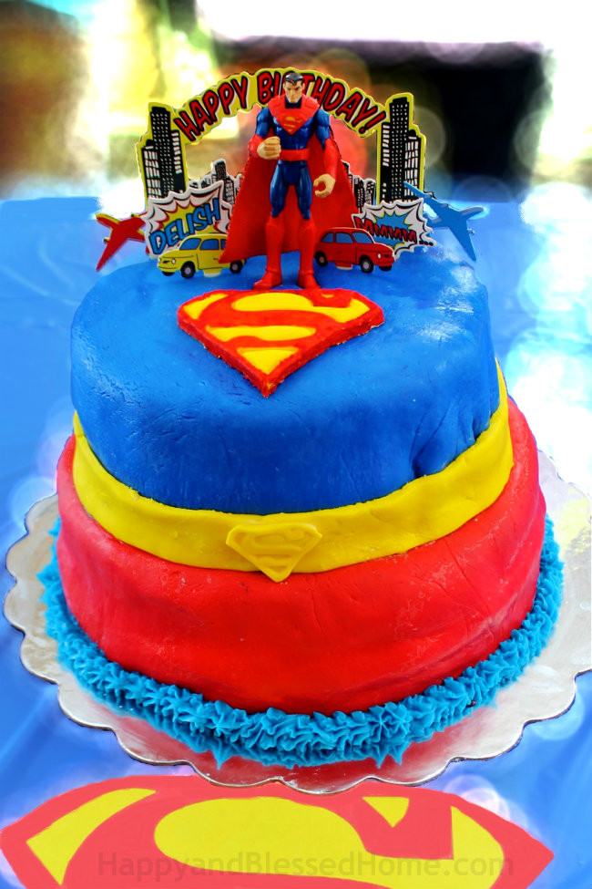 Superman Birthday Cake
 Superman Birthday Cake for five year old birthday party