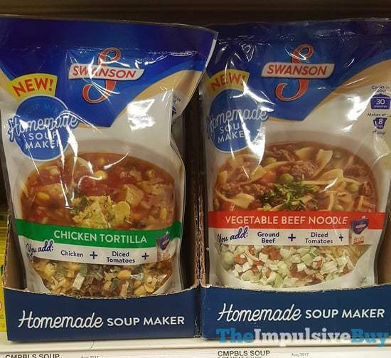 Swanson Chicken Noodle Soup
 SPOTTED ON SHELVES 8 29 2017 The Impulsive Buy