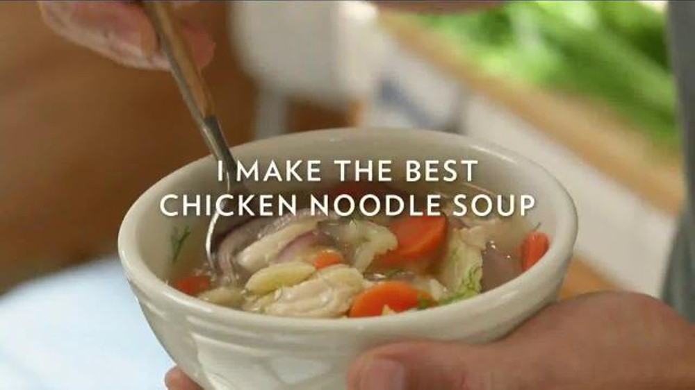 Swanson Chicken Noodle Soup
 Swanson Chicken Broth TV mercial I Make the Best