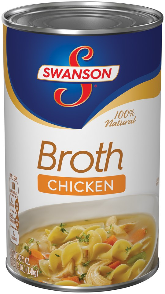 Swanson Chicken Noodle Soup
 Swanson Fat Free Chicken Broth 49 5 Oz