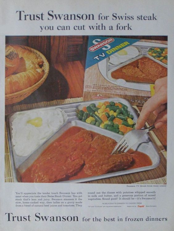 Swanson Frozen Dinners
 Pinterest • The world’s catalog of ideas