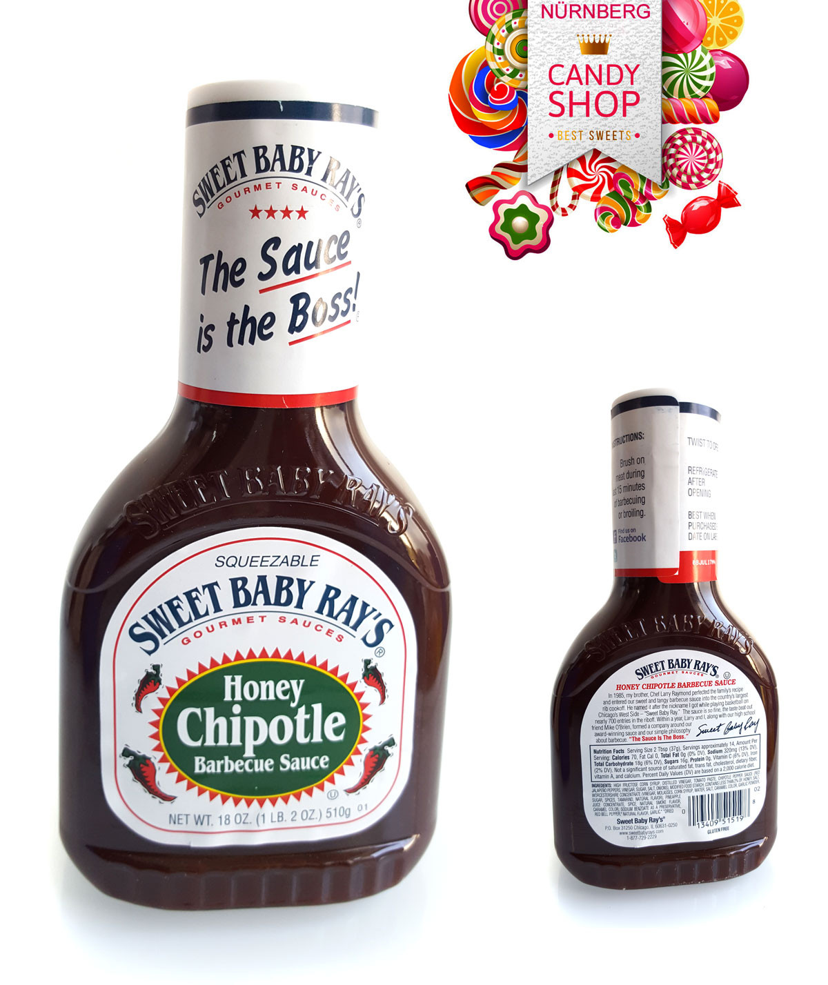 Sweet Baby Ray'S Bbq Sauce
 Barbecue Sauce Sweet Baby Ray s "Hickory Brown Sugar" 510g