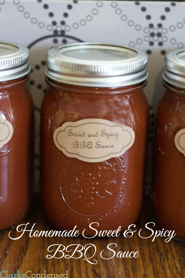 Sweet Bbq Sauce
 Homemade Sweet and Spicy Barbecue Sauce