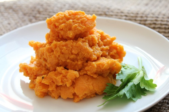 Sweet Mash Potato Recipes
 Mashed Sweet Potatoes Recipe Genius Kitchen