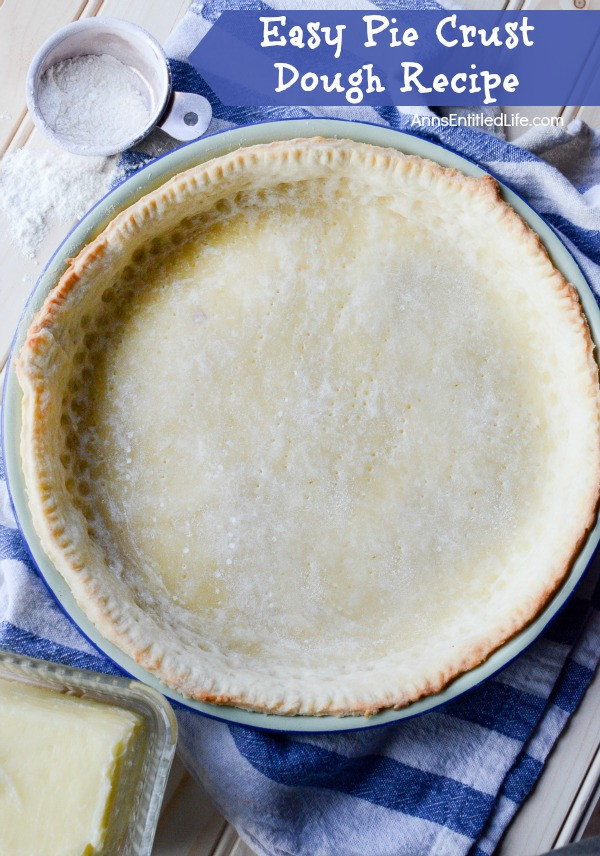 Sweet Pie Crust Recipes
 Easy Pie Crust Dough Recipe