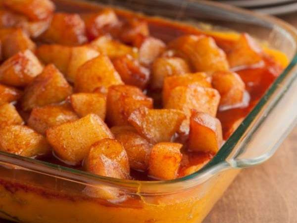 Sweet Potato And Apple Casserole
 Moms Who Think Sweet Potato and Apple Casserole