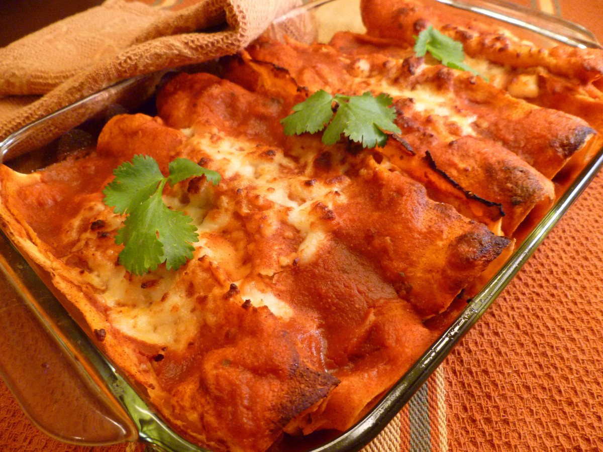 Sweet Potato And Black Bean Enchiladas
 Sweet Potato and Black Bean Chipotle Enchiladas