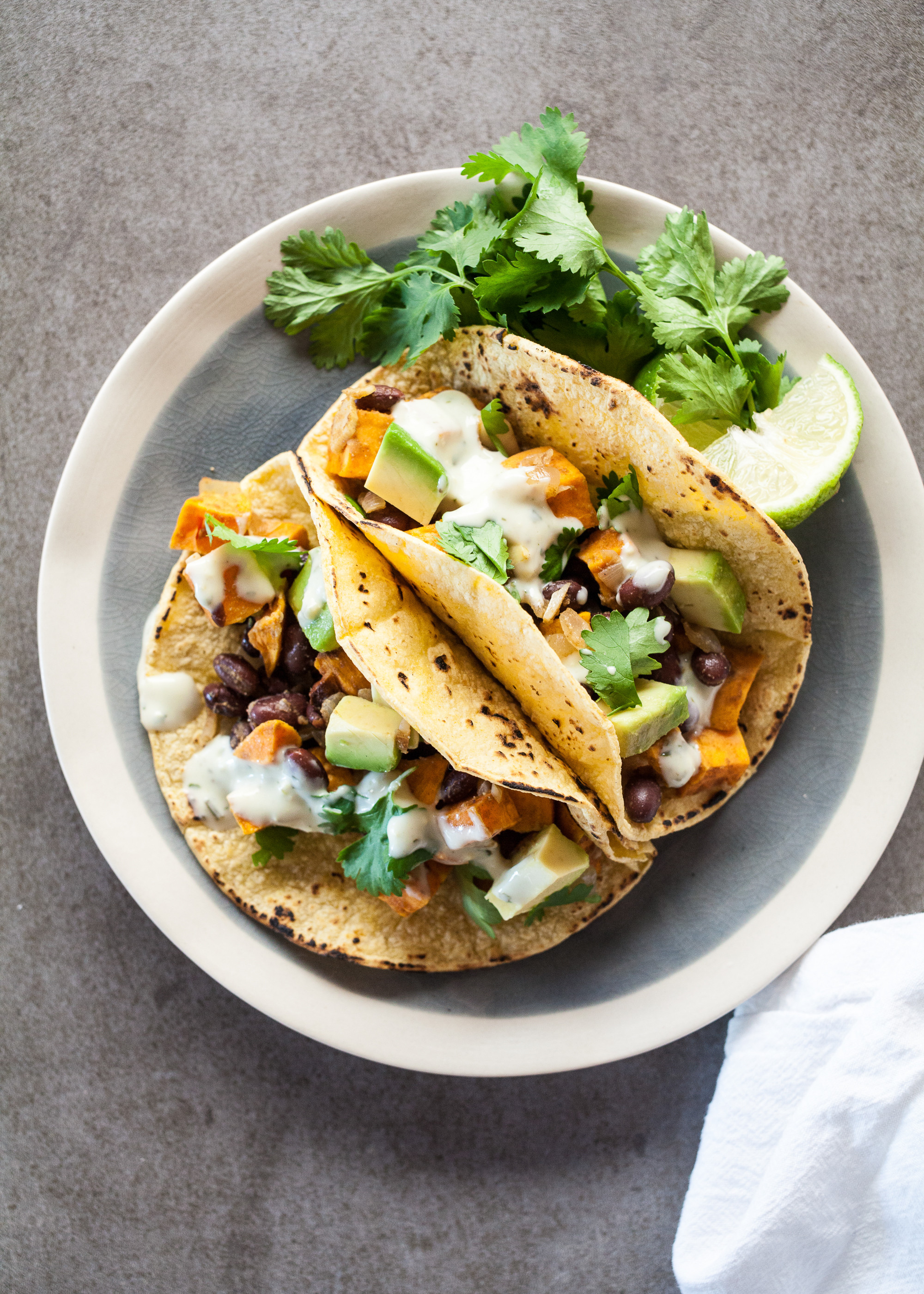 Sweet Potato And Black Bean Tacos
 Sweet Potato and Black Bean Tacos