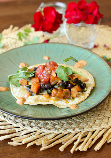 Sweet Potato And Black Bean Tacos
 Sweet Potato and Black Bean Taco She s Cookin