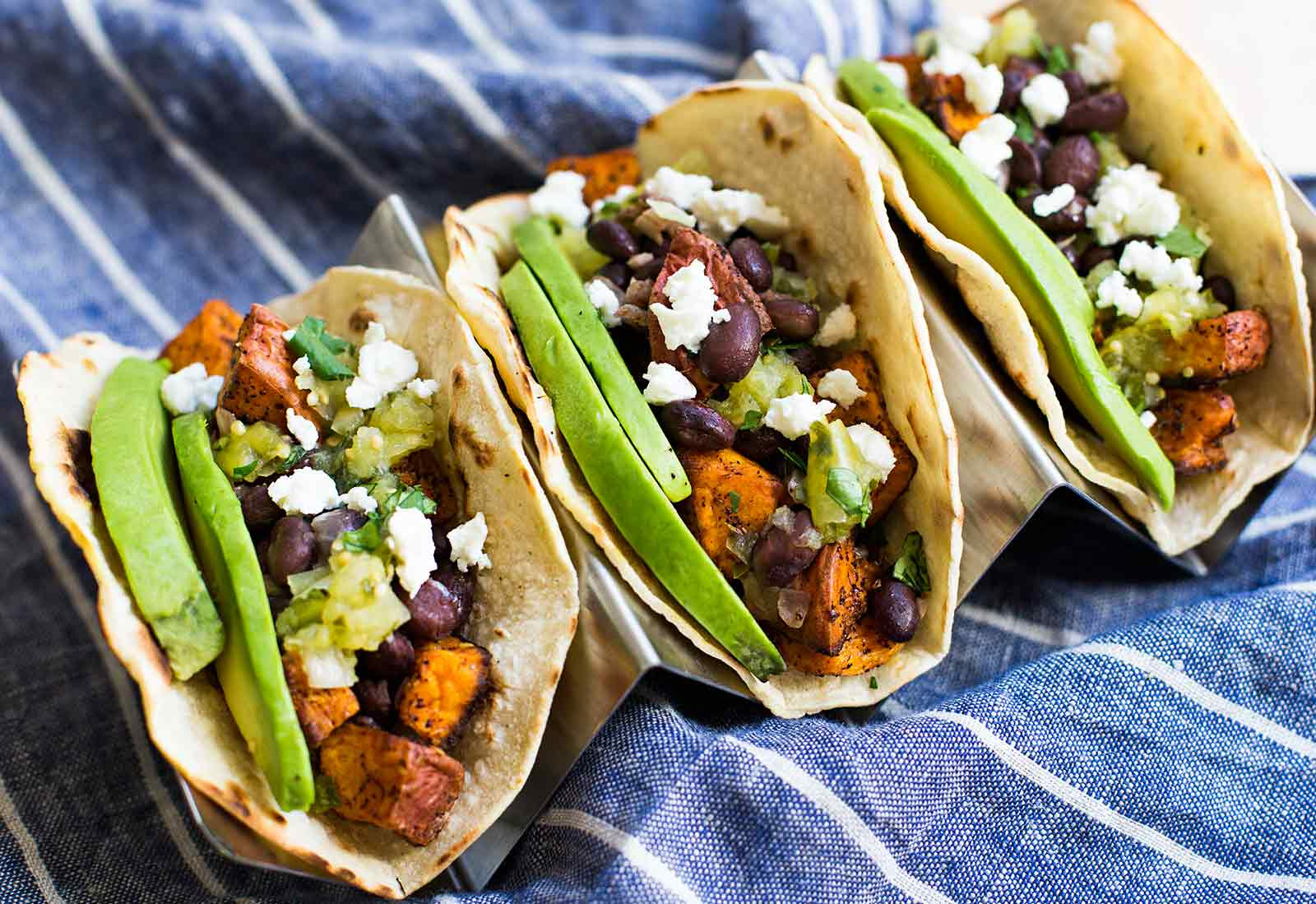 Sweet Potato And Black Bean Tacos
 Sweet Potato and Black Bean Tacos Recipe