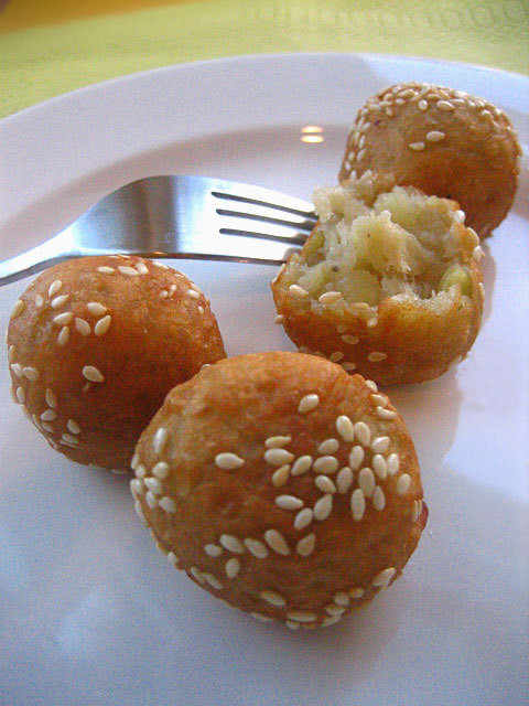 Sweet Potato Balls
 sweet potato balls