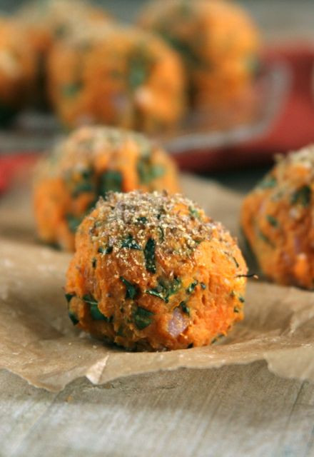Sweet Potato Balls
 Sweet Potato & Kale Balls ve arian vegan gluten free