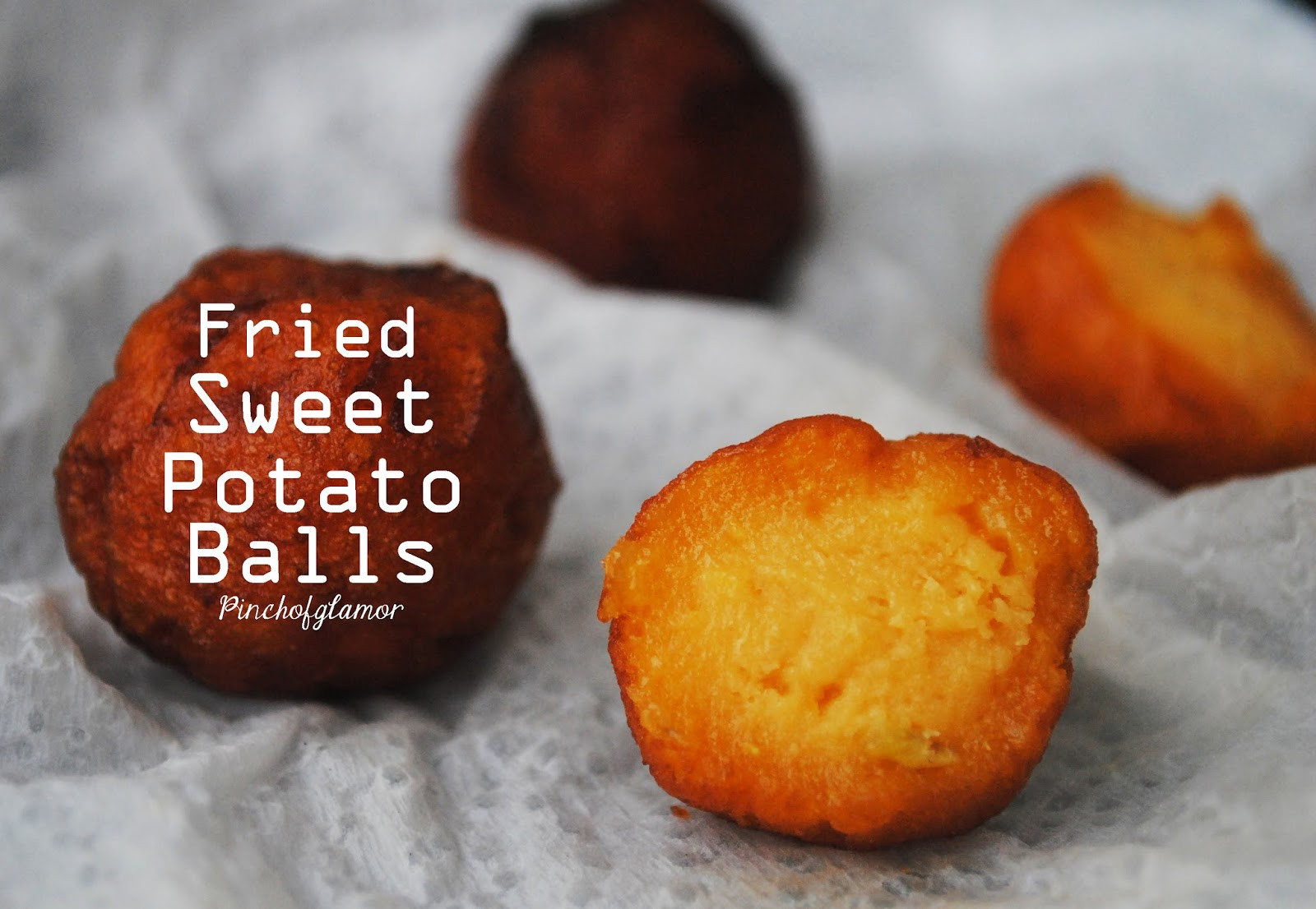 Sweet Potato Balls
 Fried Sweet Potato Balls Pinchofglamor