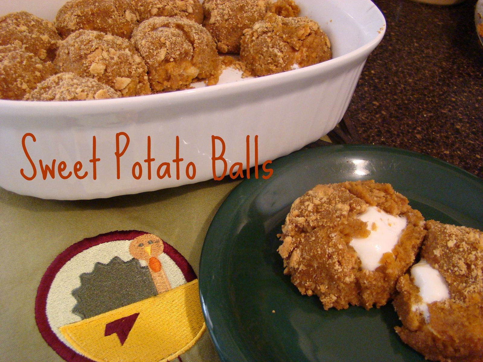 Sweet Potato Balls
 Our Treasured Home Sweet Potato Balls