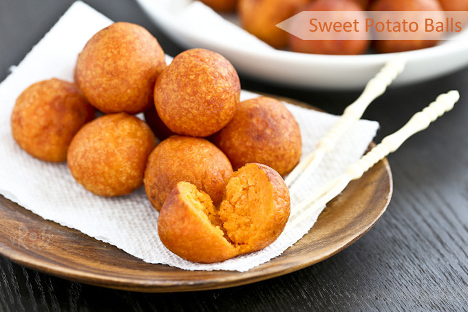 Sweet Potato Balls
 Sweet Potato Balls