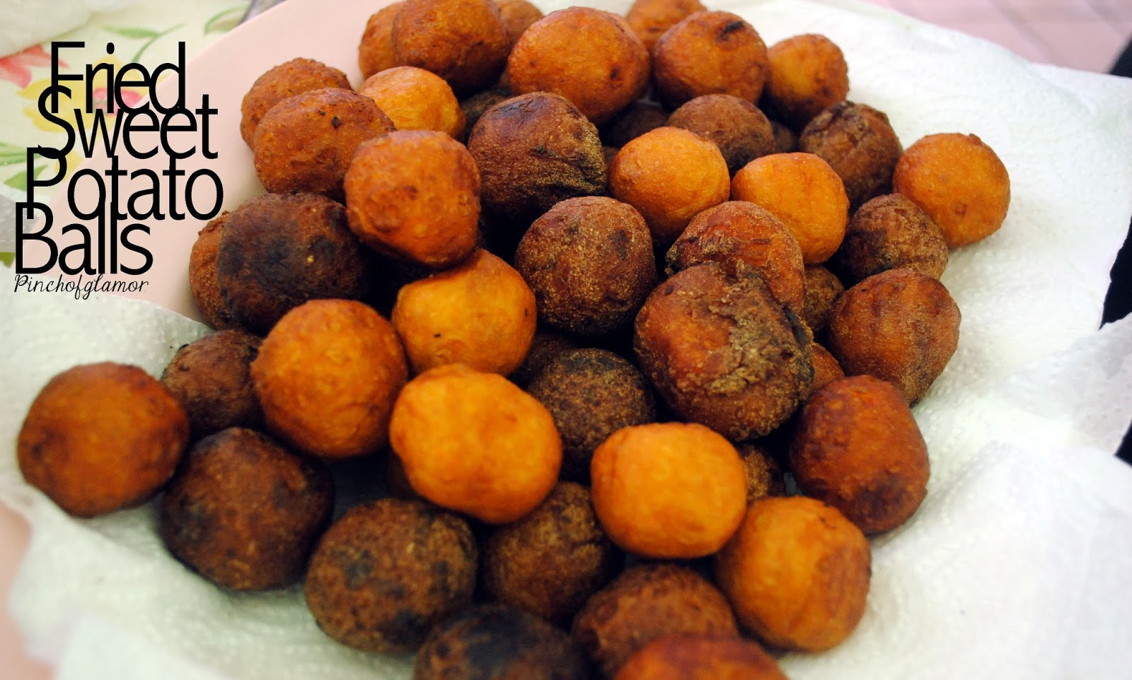 Sweet Potato Balls
 Fried Sweet Potato Balls Pinchofglamor
