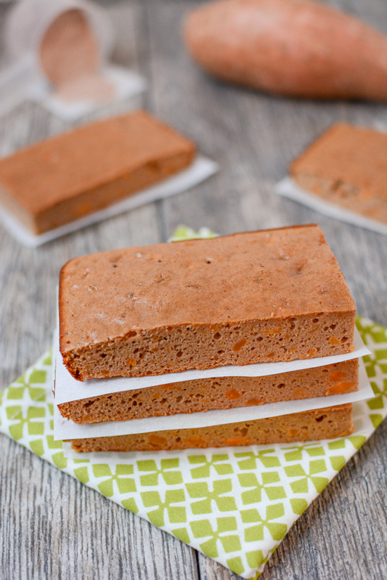 Sweet Potato Bars
 Gluten Free Sweet Potato Protein Bars