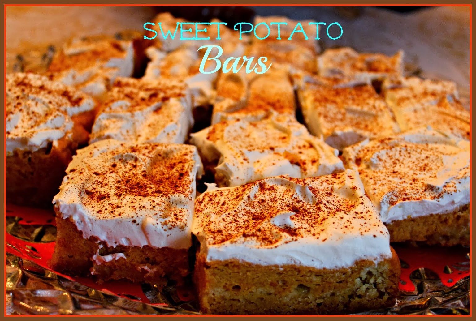 Sweet Potato Bars
 Sweet Tea and Cornbread Aunt Ann s Sweet Potato Bars