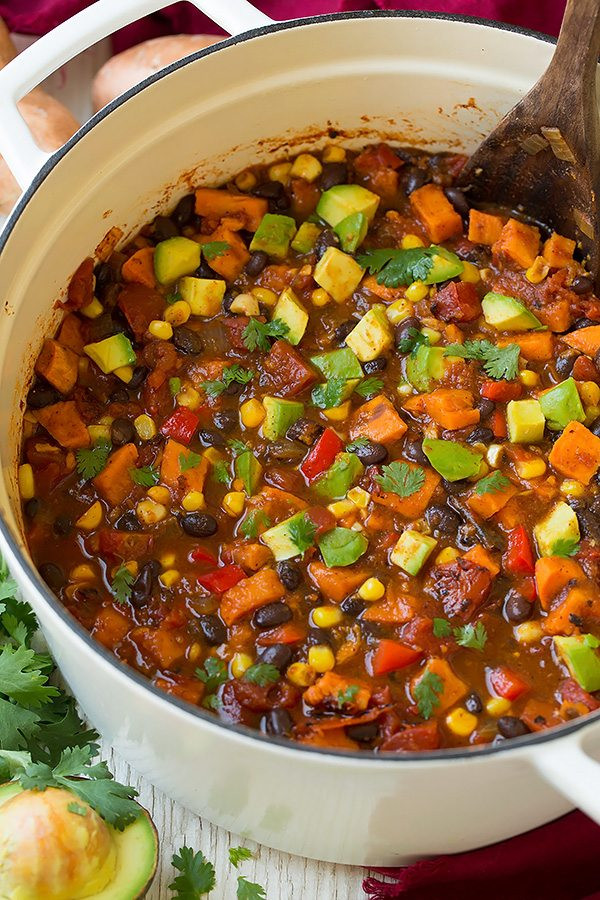 Sweet Potato Black Bean Chili
 Roasted Sweet Potato and Black Bean Chili Recipes