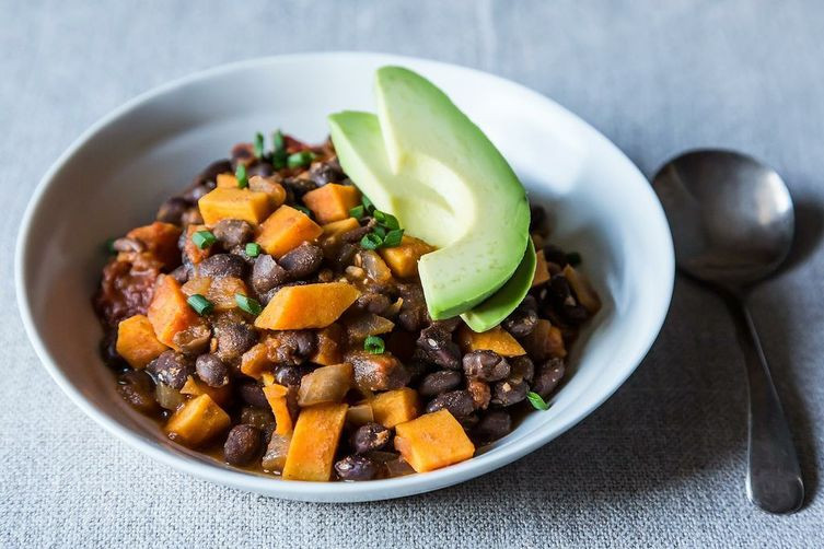 Sweet Potato Black Bean Chili
 Smoky Black Bean and Sweet Potato Chili Recipe on Food52