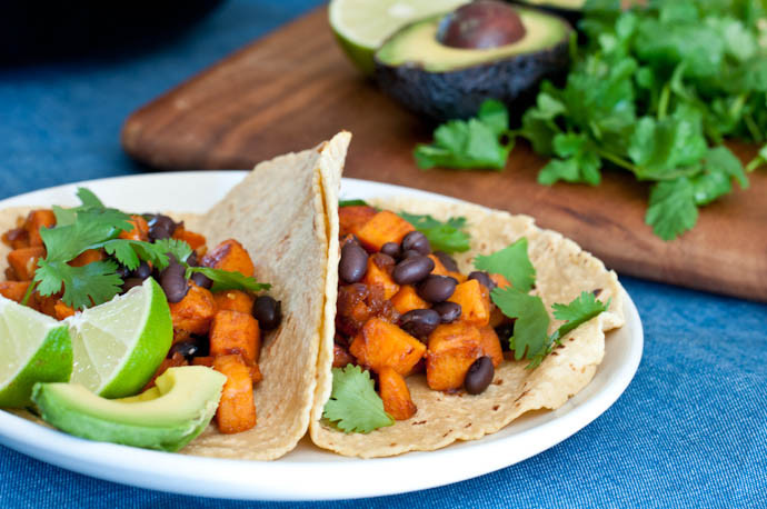 Sweet Potato Black Bean Tacos
 Ve arian Sweet Potato & Black Bean Tacos – Cook Smarts